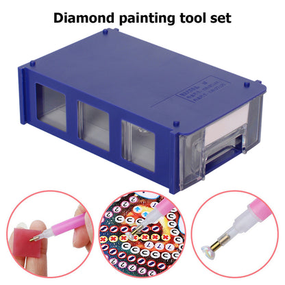 Plastic Storage Box Multifunctional Assemblable for Diamond Painting Accessories