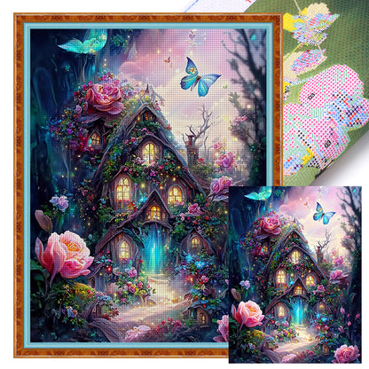Dream Tree House - 11CT Stamped Cross Stitch 50*65CM