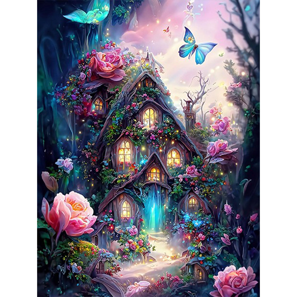Dream Tree House - 11CT Stamped Cross Stitch 50*65CM