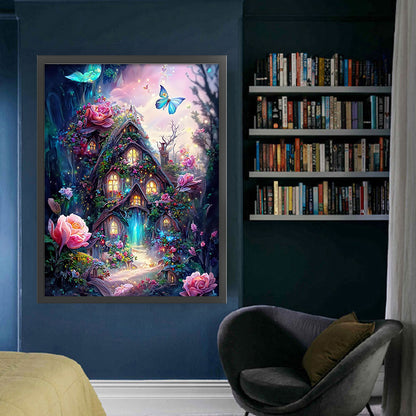 Dream Tree House - 11CT Stamped Cross Stitch 50*65CM