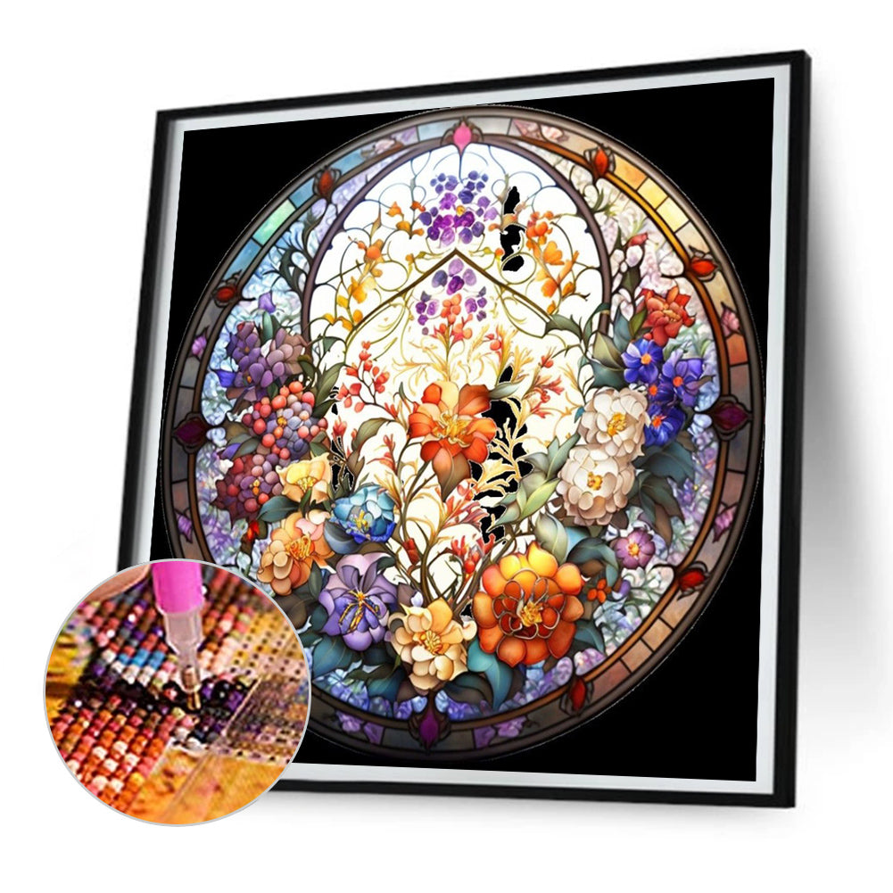 Blooming - Full Round Drill Diamond Painting 30*30CM