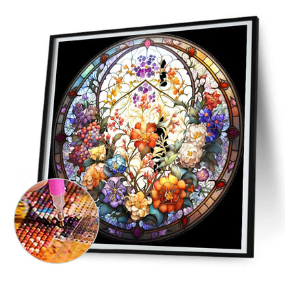 Blooming - Full Round Drill Diamond Painting 30*30CM