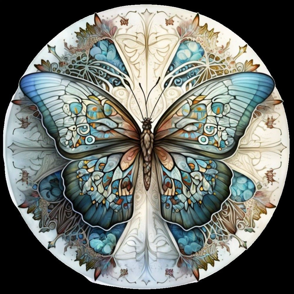 Butterfly - Full Round Drill Diamond Painting 30*30CM