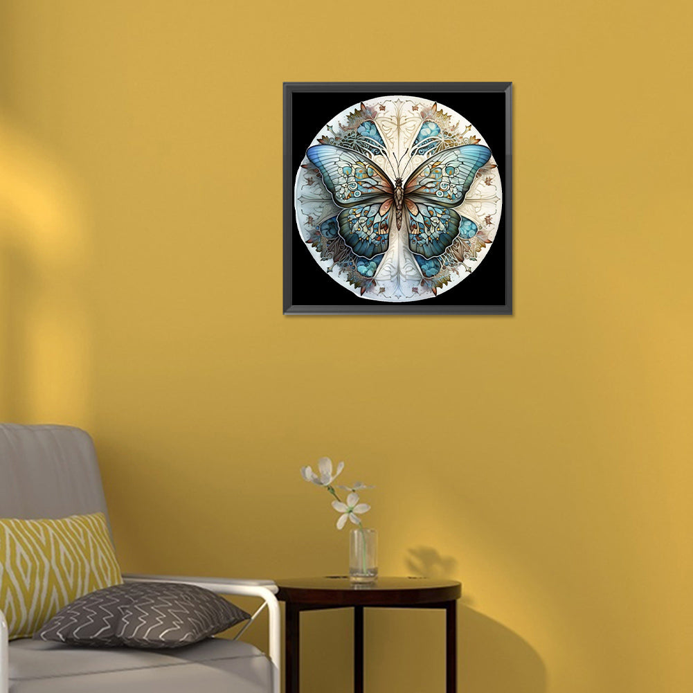 Butterfly - Full Round Drill Diamond Painting 30*30CM