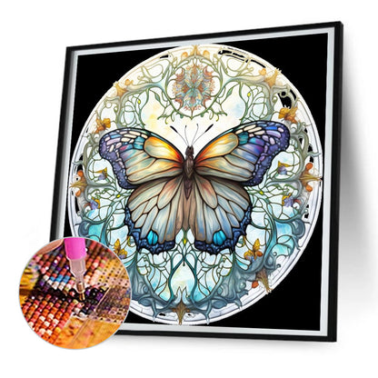 Butterfly - Full Round Drill Diamond Painting 30*30CM