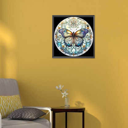 Butterfly - Full Round Drill Diamond Painting 30*30CM