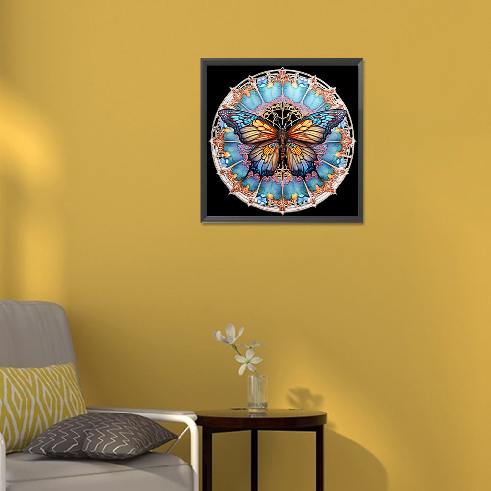 Butterfly - Full Round Drill Diamond Painting 30*30CM