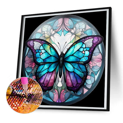 Butterfly - Full Round Drill Diamond Painting 30*30CM