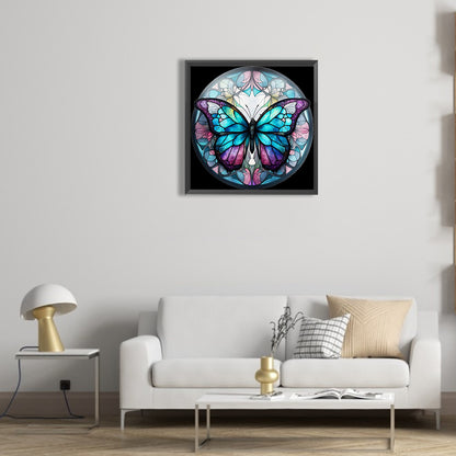 Butterfly - Full Round Drill Diamond Painting 30*30CM