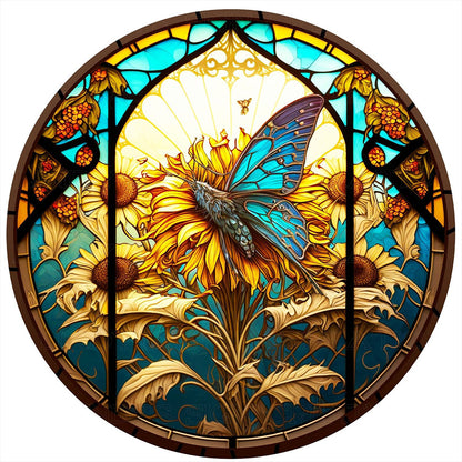 Butterfly - Full Round Drill Diamond Painting 30*30CM