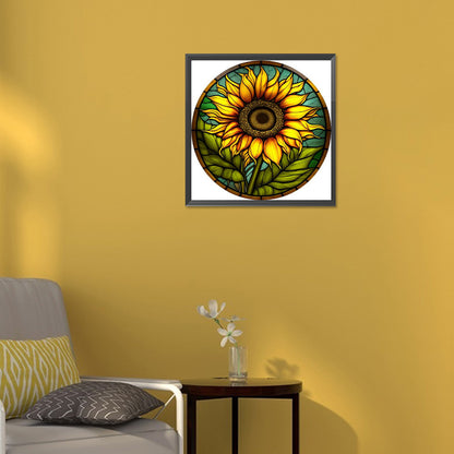 Sunflower - Full Round Drill Diamond Painting 30*30CM