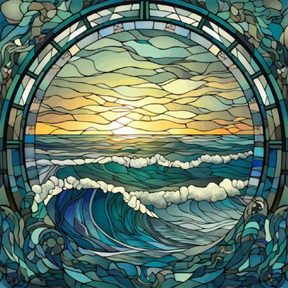 The Waves - Full Round Drill Diamond Painting 30*30CM
