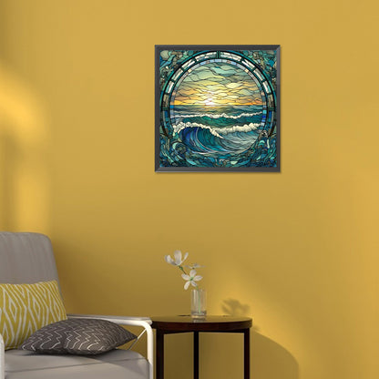 The Waves - Full Round Drill Diamond Painting 30*30CM