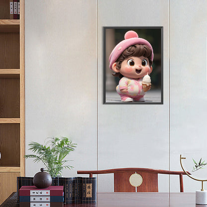 Sweet Doll - Full Round Drill Diamond Painting 30*40CM