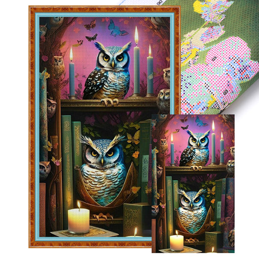 Owl - 11CT Stamped Cross Stitch 40*65CM