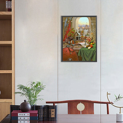Table - Full Round Drill Diamond Painting 30*40CM
