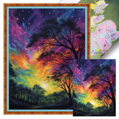 Colorful Woods - 11CT Stamped Cross Stitch 40*55CM