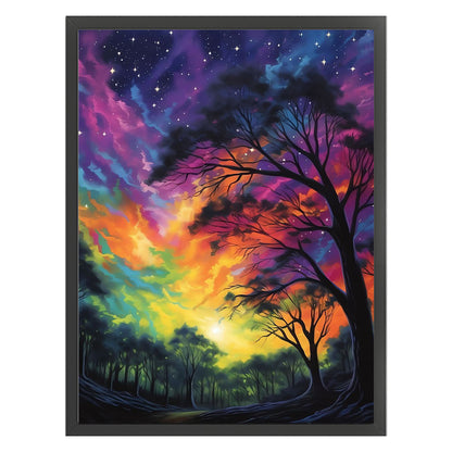 Colorful Woods - 11CT Stamped Cross Stitch 40*55CM