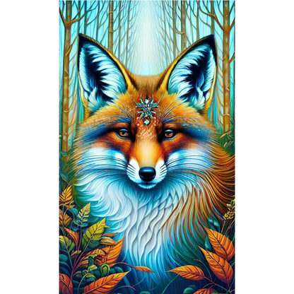 Fox - 11CT Stamped Cross Stitch 35*60CM