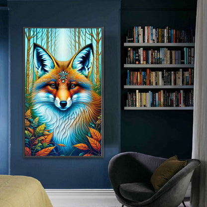 Fox - 11CT Stamped Cross Stitch 35*60CM