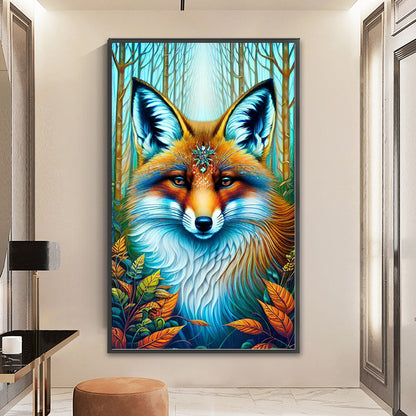 Fox - 11CT Stamped Cross Stitch 35*60CM