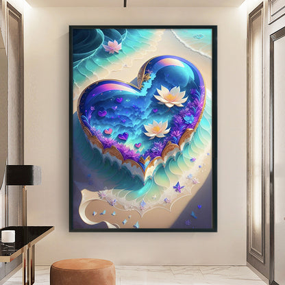 Sea Beach Love - 11CT Stamped Cross Stitch 40*60CM