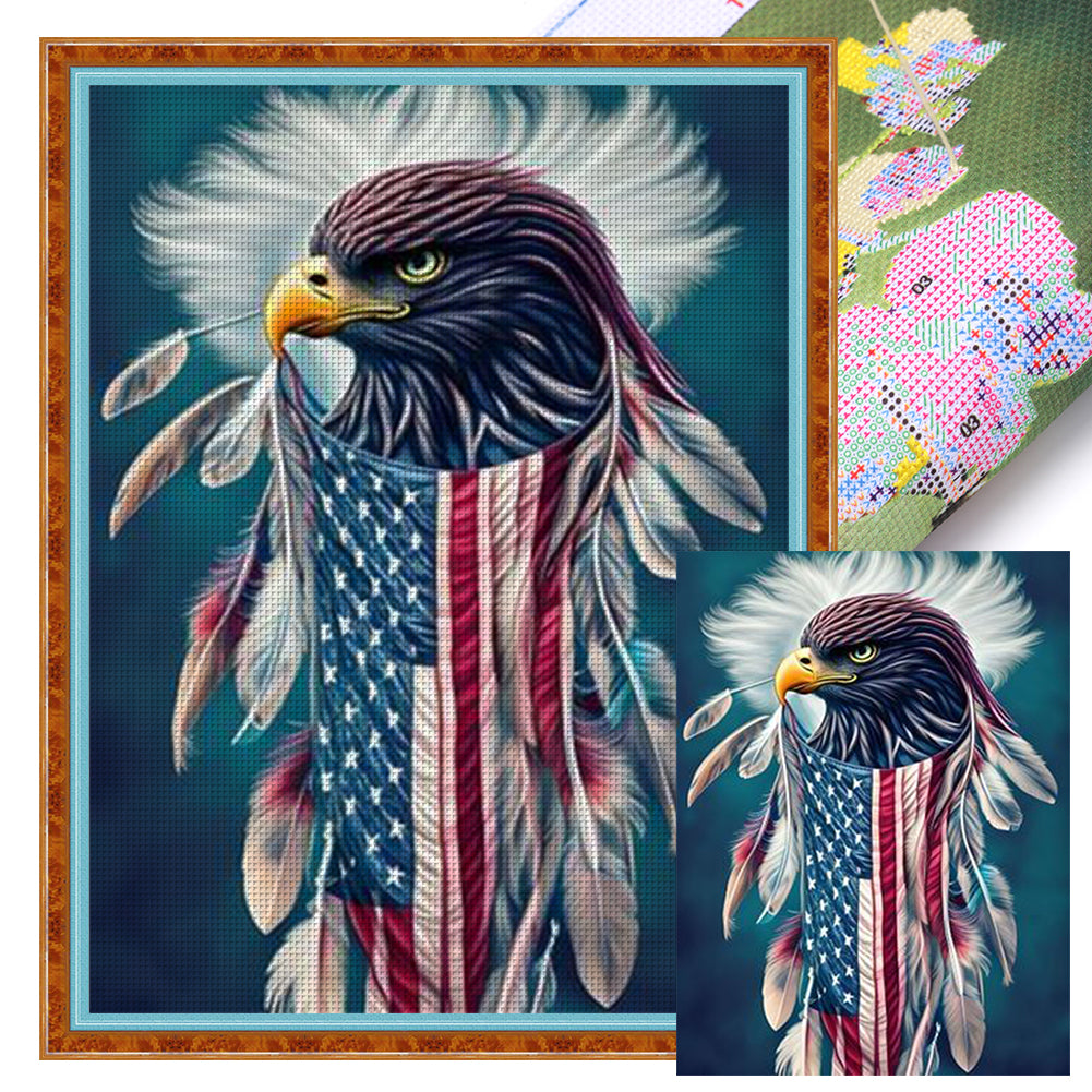 American Eagle - 11CT Stamped Cross Stitch 45*60CM