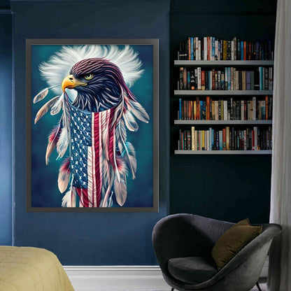 American Eagle - 11CT Stamped Cross Stitch 45*60CM