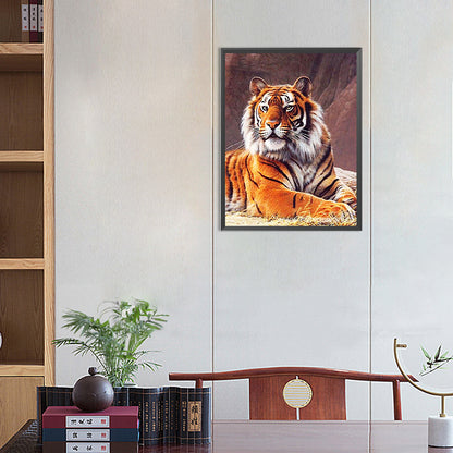 Tiger - Full Round Drill Diamond Painting 40*50CM