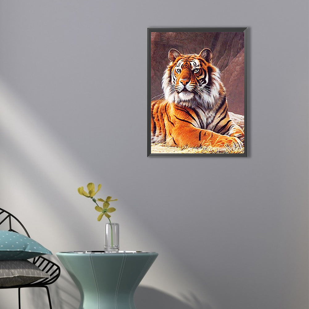 Tiger - Full Round Drill Diamond Painting 40*50CM