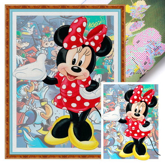 Minnie - 11CT Stamped Cross Stitch 40*55CM