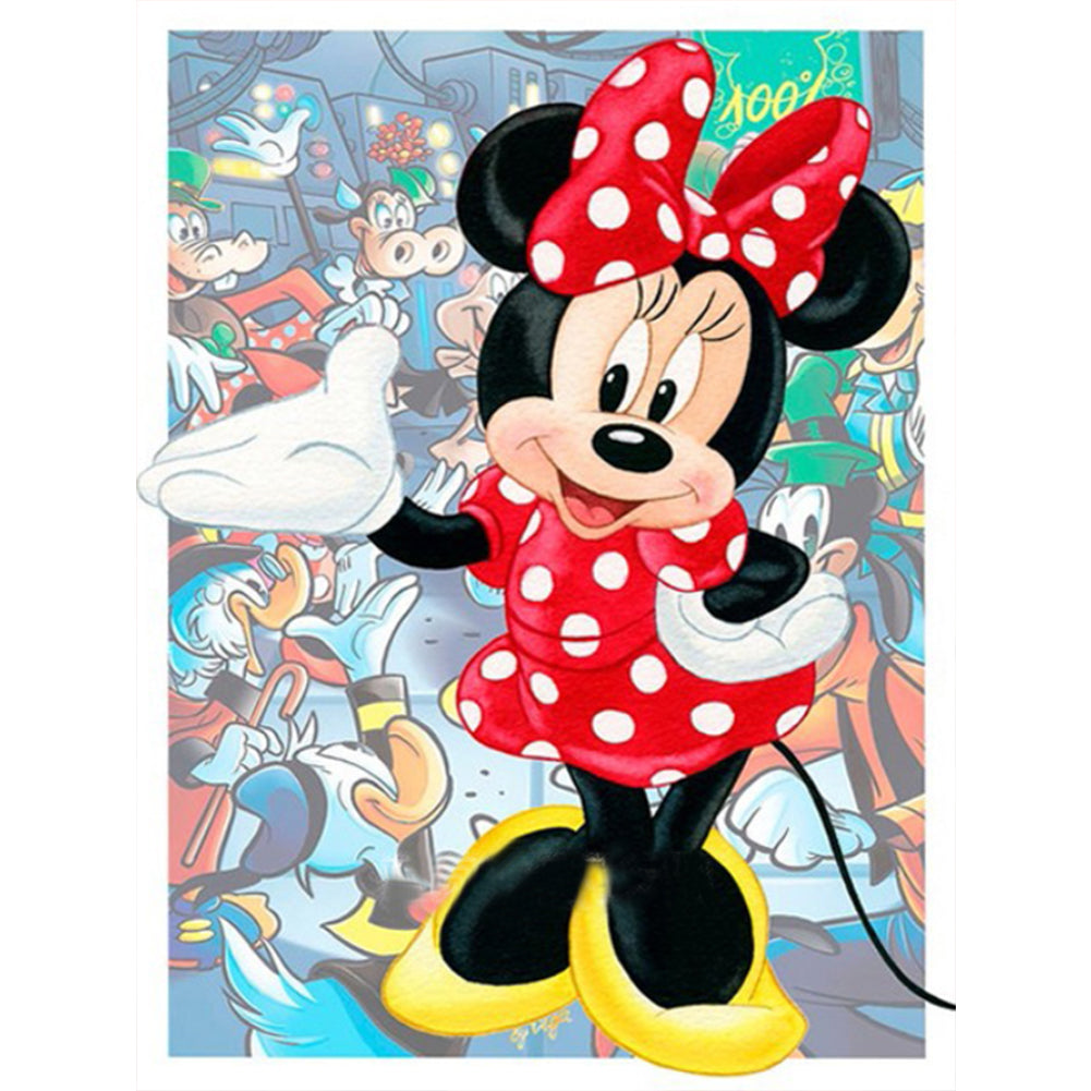 Minnie - 11CT Stamped Cross Stitch 40*55CM