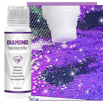 DIY Diamond Painting Pen Art Craft 120ml Diamond Painting Sealer Set For Drawing