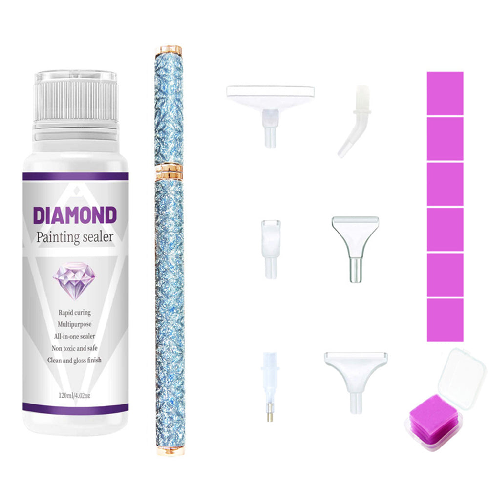 DIY Diamond Painting Pen Art Craft 120ml Diamond Painting Sealer Set For Drawing