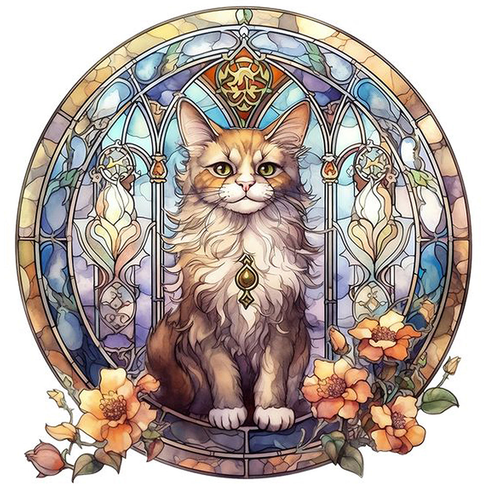 Cat Cat - Full Square Drill Diamond Painting 40*40CM