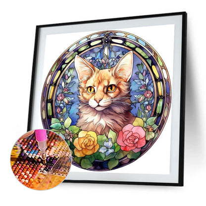 Cat Cat - Full Square Drill Diamond Painting 40*40CM