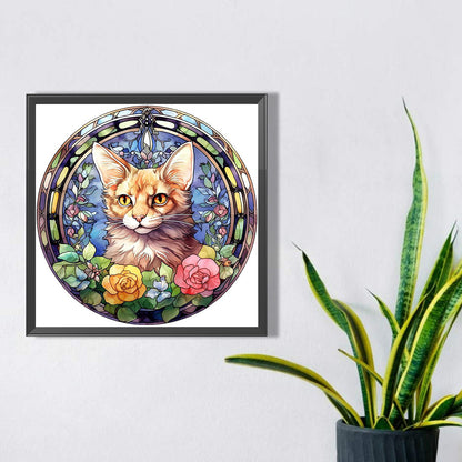 Cat Cat - Full Square Drill Diamond Painting 40*40CM