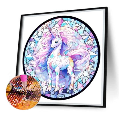 My Little Pony Glass Painting - Full Round Drill Diamond Painting 30*30CM