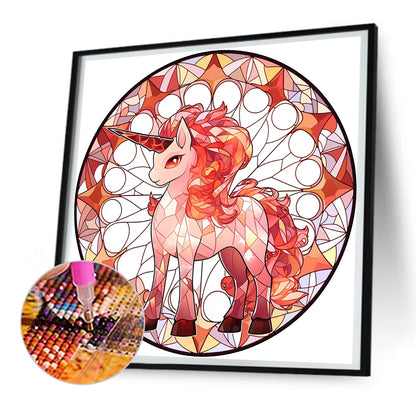 My Little Pony Glass Painting - Full Round Drill Diamond Painting 30*30CM