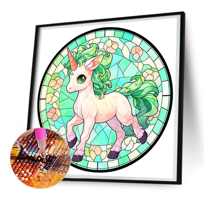 My Little Pony Glass Painting - Full Round Drill Diamond Painting 30*30CM