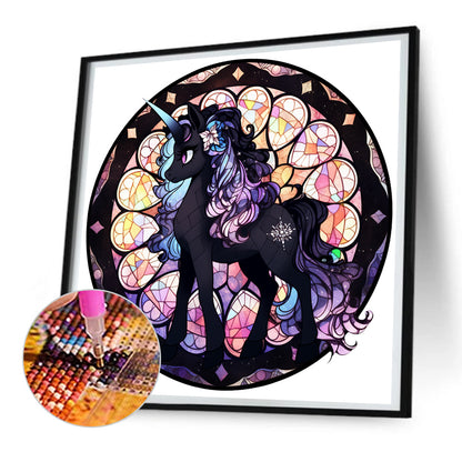 My Little Pony Glass Painting - Full Round Drill Diamond Painting 30*30CM