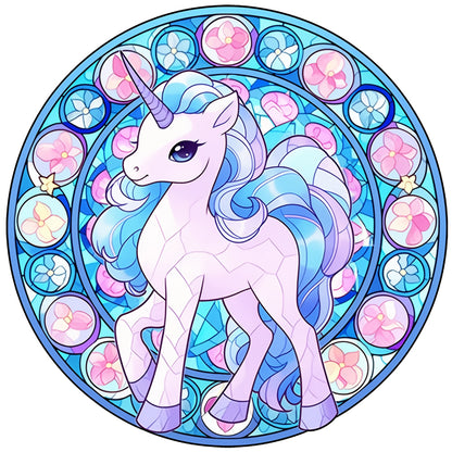 My Little Pony Glass Painting - Full Round Drill Diamond Painting 30*30CM