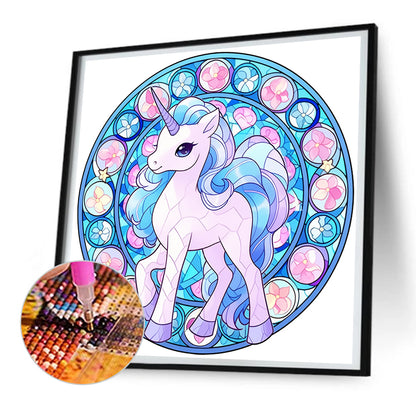 My Little Pony Glass Painting - Full Round Drill Diamond Painting 30*30CM