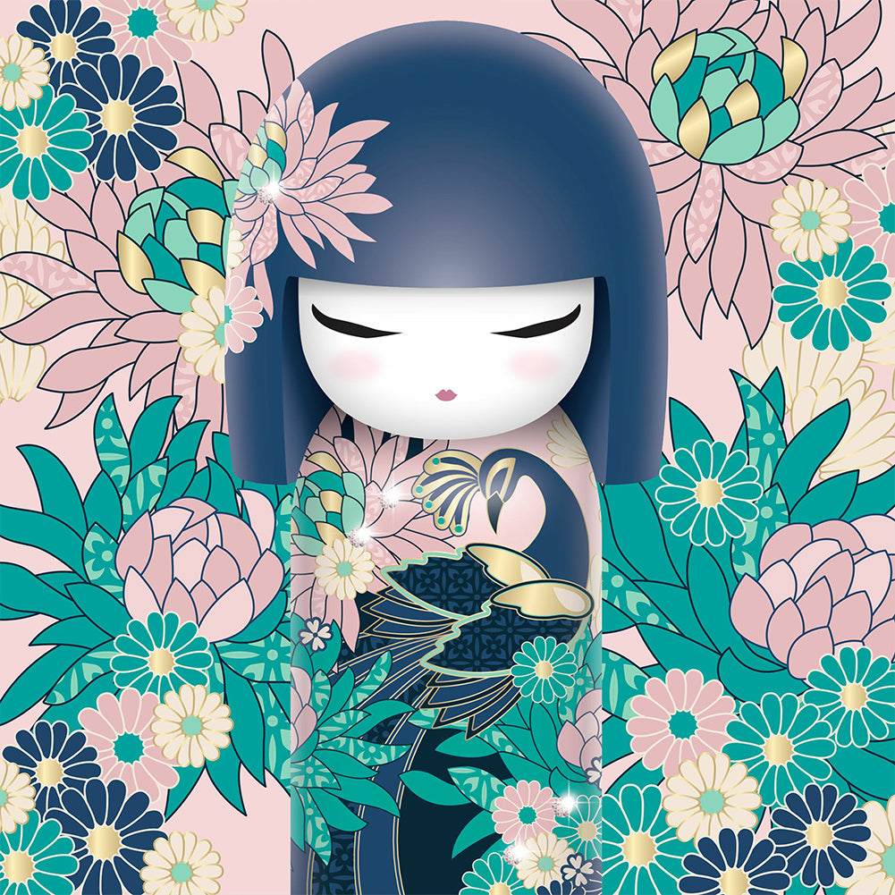 Ceramic Doll - Full Round Drill Diamond Painting 40*40CM