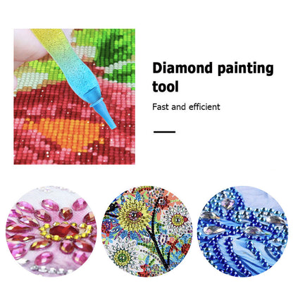 DIY 5D Diamond Stylus Pen Art Dotting Pen Threaded Spotting Pen with Accessories