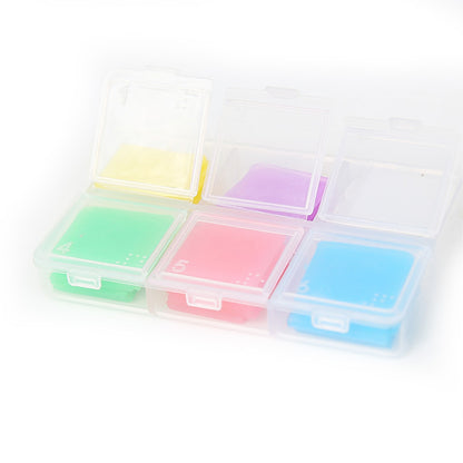 DIY Diamond Painting Wax 2x2cm 30pcs Glue Clay Wax Tool Set 6 Colors For Drawing