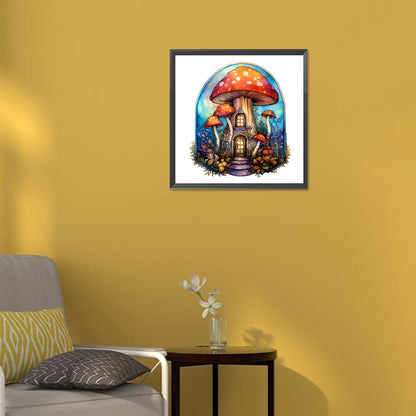 Mushroom Glass Painting - Full Round Drill Diamond Painting 30*30CM