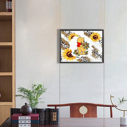 Winnie The Pooh - Full Round Drill Diamond Painting 40*30CM