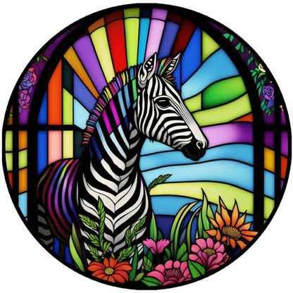 Zebra - Full Round Drill Diamond Painting 30*30CM