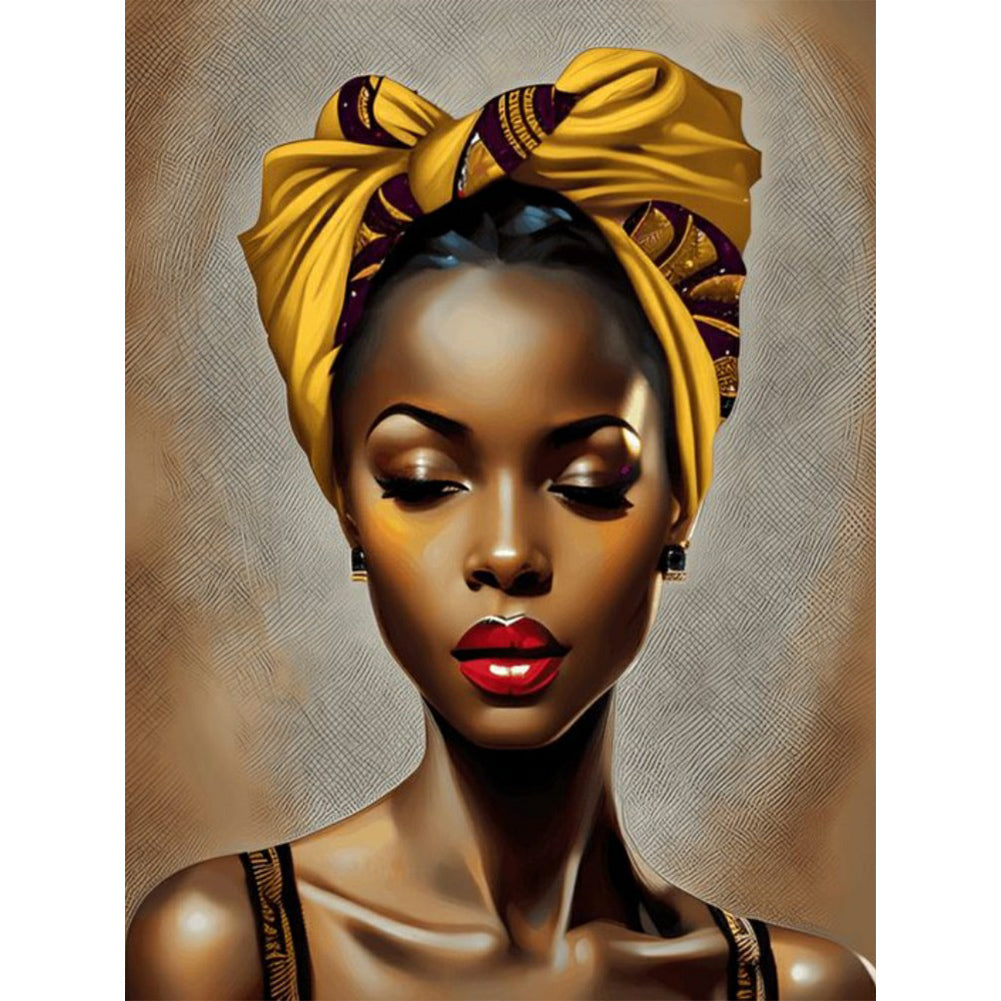Black Beauty - Full Round Drill Diamond Painting 30*40CM